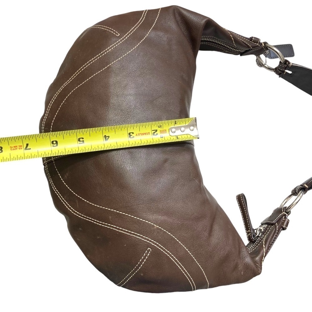 Coach 10032 brown leather large soho hobo bag - Picture 8 of 16